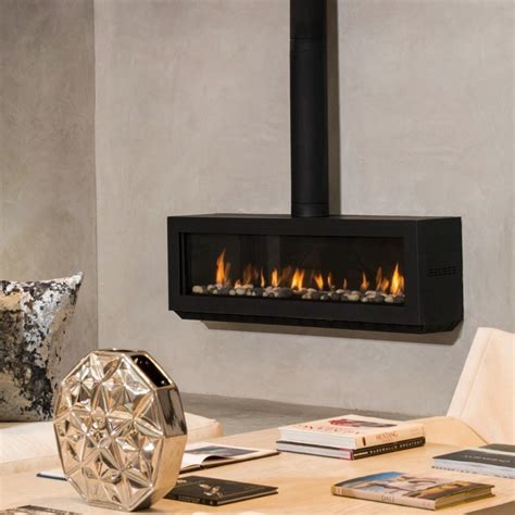 stand alone gas stove fireplace